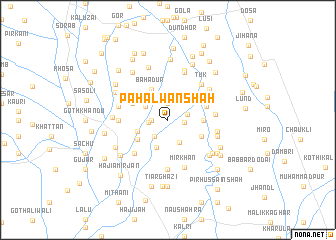 map of Pahalwān Shāh