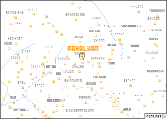 map of Pahalwān