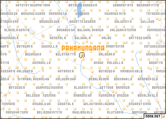 map of Pahamundana