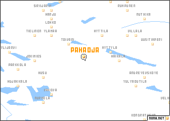 map of Pahaoja