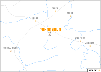 map of Pahārbula