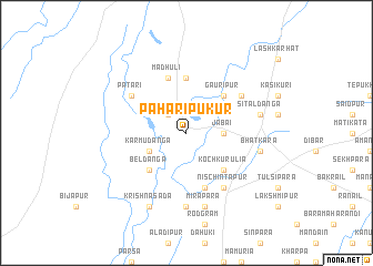 map of Pāhāri Pukur