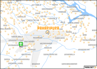 map of Pahārīpura