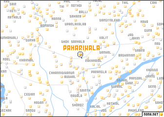 map of Pahāriwāla