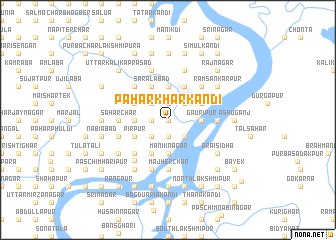 map of Pāhārkhārkāndi