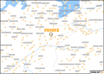 map of Pahāro