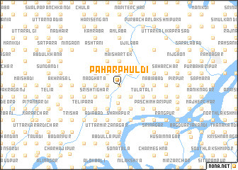 map of Pāhārphuldi