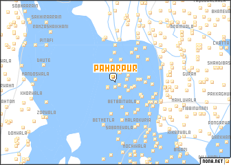 map of Pahārpur