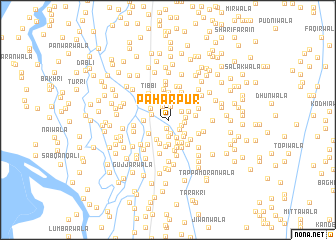 map of Pahārpur