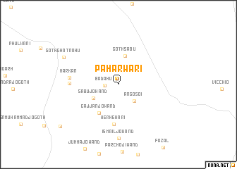 map of Pahārwāri