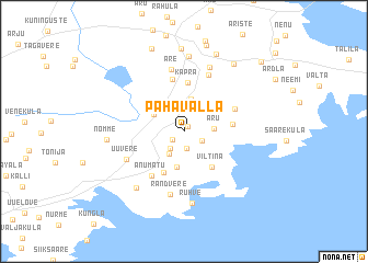 map of Pahavalla