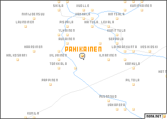 map of Pahikainen