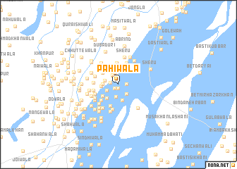 map of Pāhīwāla