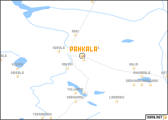 map of Pahkala