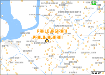 map of Pahlo Jāgirāni