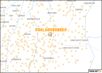 map of Pahlwān Babber