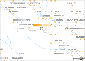 map of Pahneh Bor