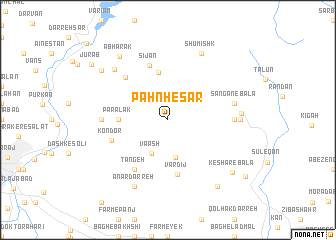 map of Pahn Ḩeşār