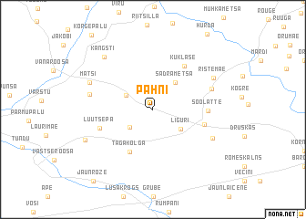 map of Pähni