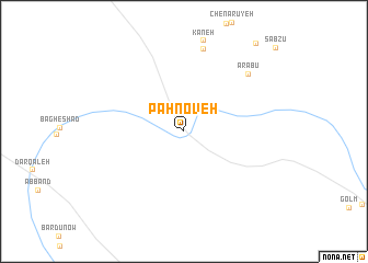 map of Pahnoveh