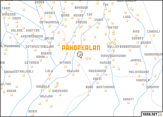 map of Pahor Kalān