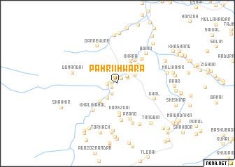 map of Pahri i Hwara