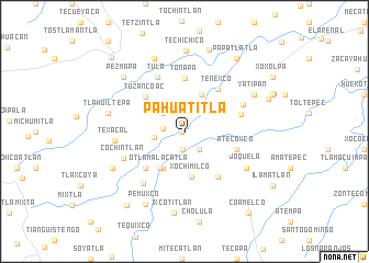 map of Pahuatitla