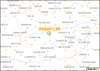 map of Pahuatlán