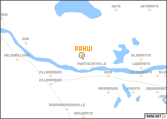 map of Pahui