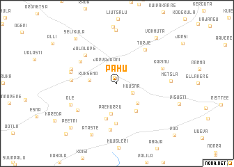 map of Pähu