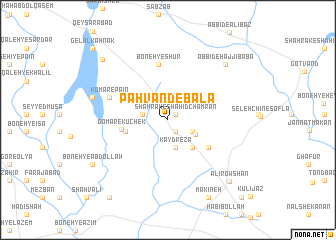 map of Pahvand-e Bālā