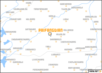 map of Paifangdian