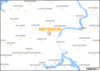 map of Paifangfan