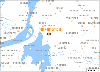 map of Paifangtou