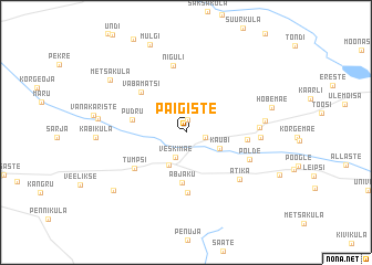 map of Päigiste