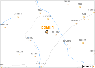 map of Paijun