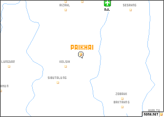 map of Pāikhāi