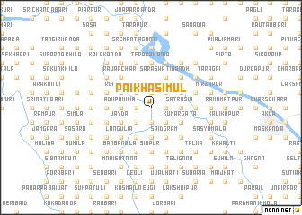 map of Pāikha Simul