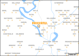 map of Pāikkāndi