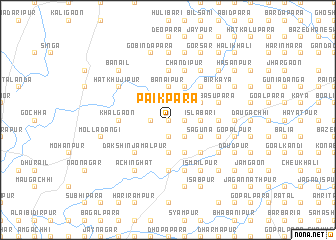 map of Pāikpāra