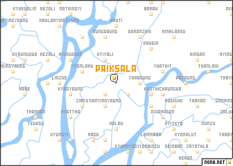 map of Paiksala