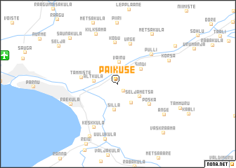 map of Paikuse