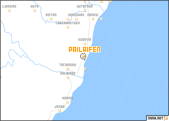 map of Pai-lai-fen