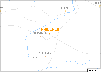 map of Paillaco