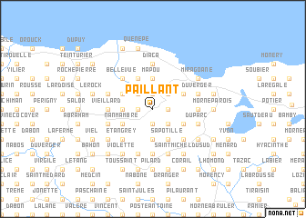 map of Paillant