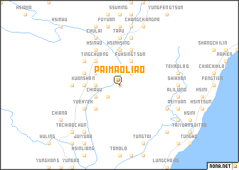 map of Pai-mao-liao