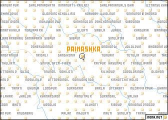 map of Pāimāshka