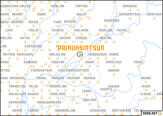 map of Pai-mu-hsin-ts\