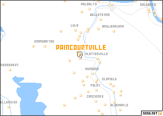 map of Paincourtville