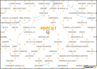 map of Paincuit